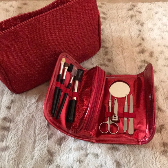 Other - Travel Makeup Brush & Manicure Set